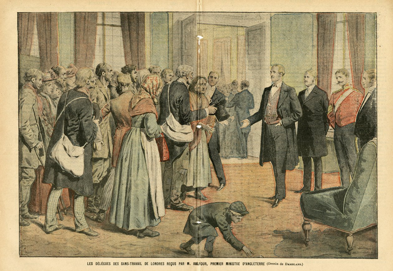 Ilustrace Eugene Damblans (1865-1945) v Le Pelerin od Eugene Damblans