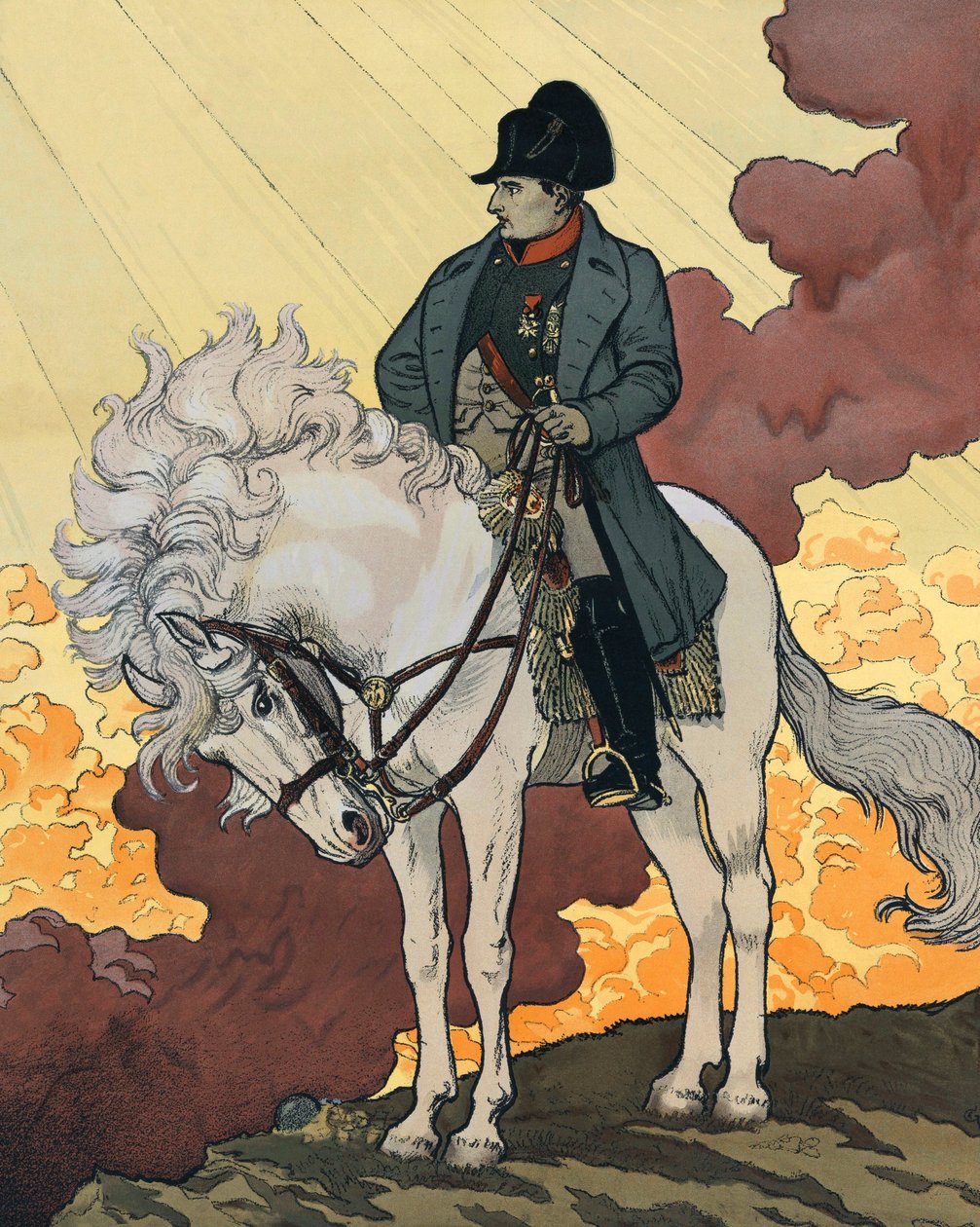 Nový život Napoleona I. Bonaparte (1769-1821). 1894 Litografie Eugena Samuela GRASSETA (1845-1917) publikovaná v „“The Century Magazine“”. Soukromá sbírka. od Eugene Grasset