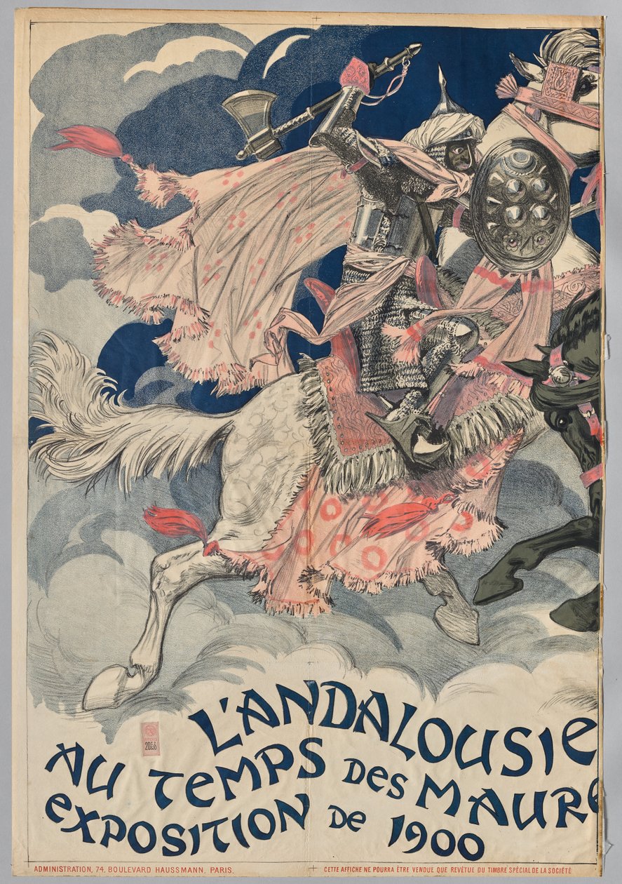 Andalusie v době Maurů (levá strana) od Eugene Grasset