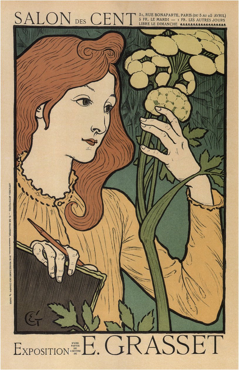 Salon des Cents, 1894 od Eugene Grasset