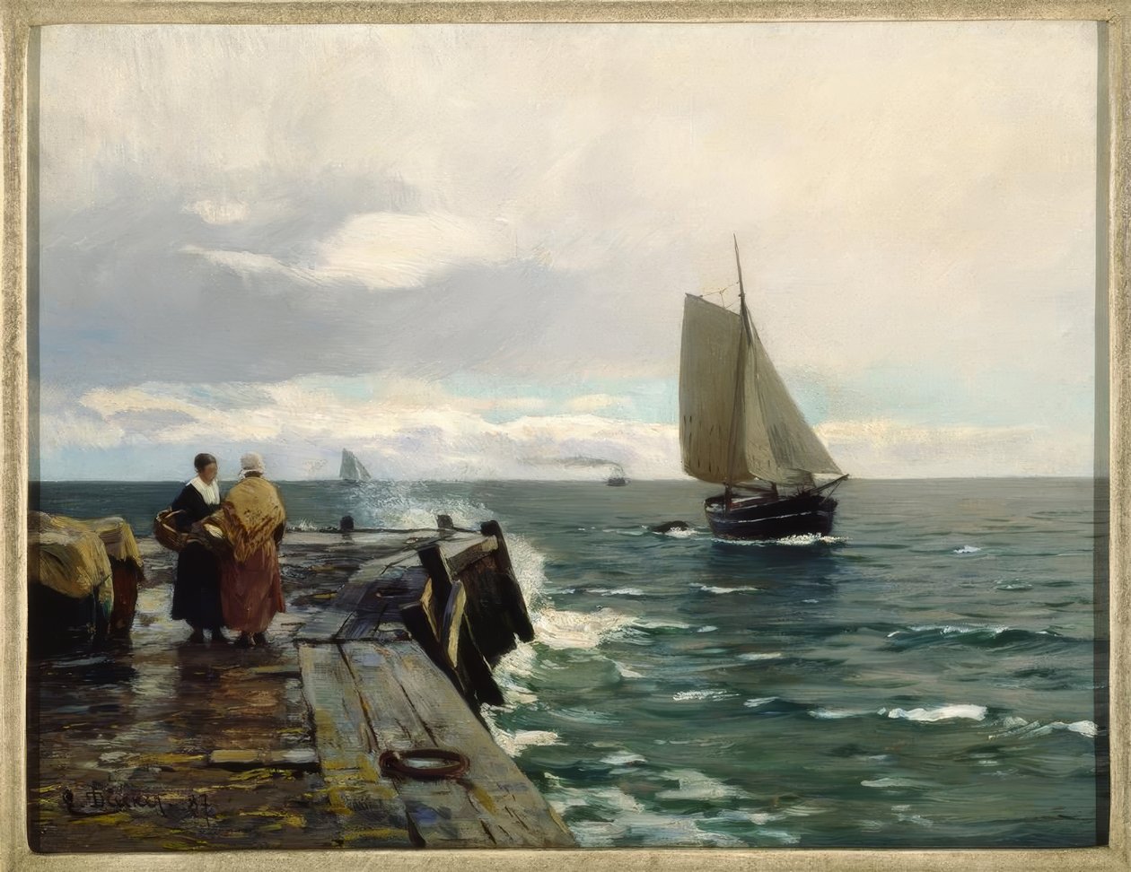 E. Dücker, Na pobřeží Baltského moře od Eugene Gustav Dücker