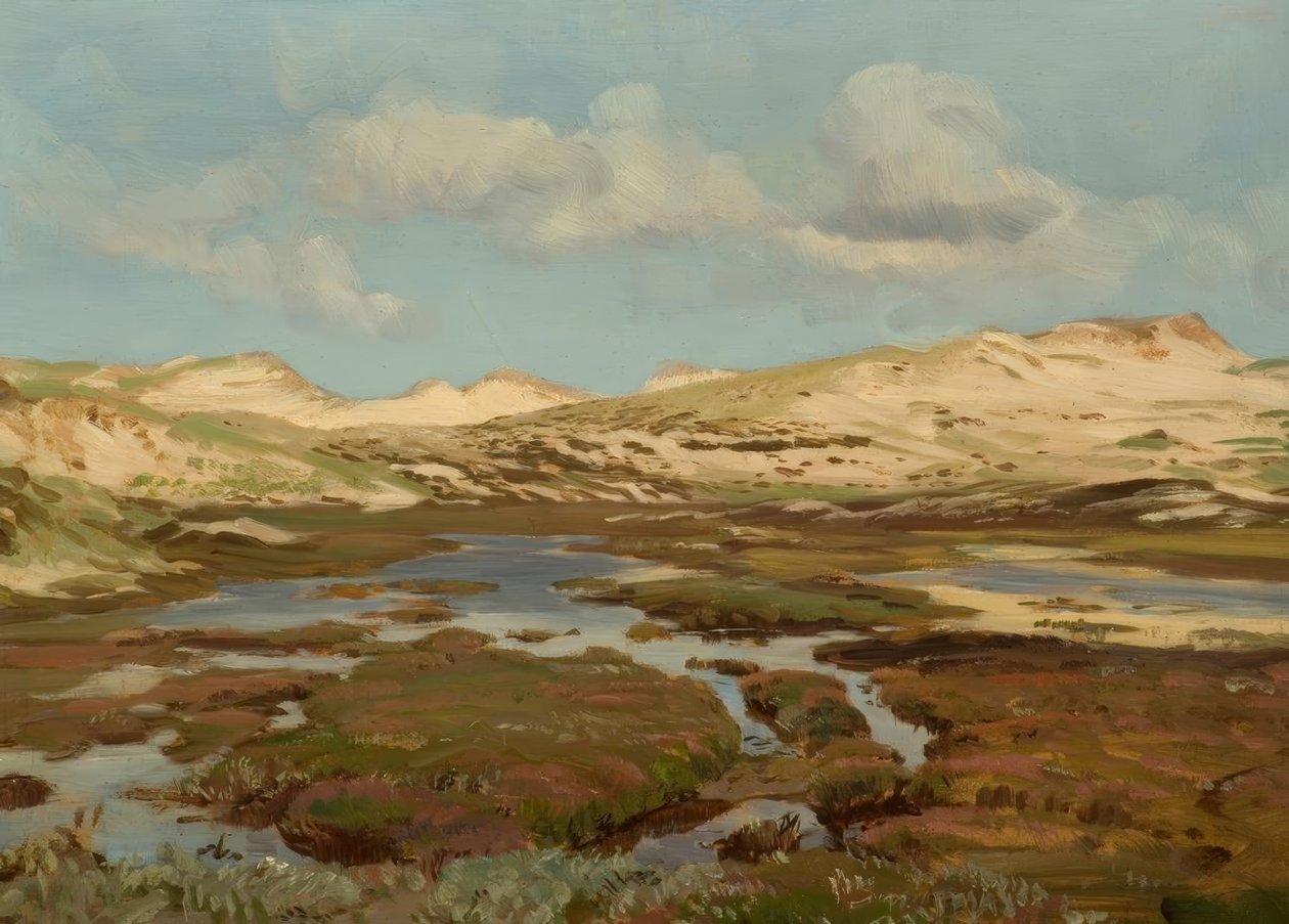 E. Dücker, vřesoviště od Eugene Gustav Dücker