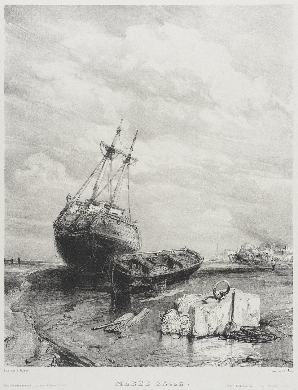 Odliv od Eugene Isabey