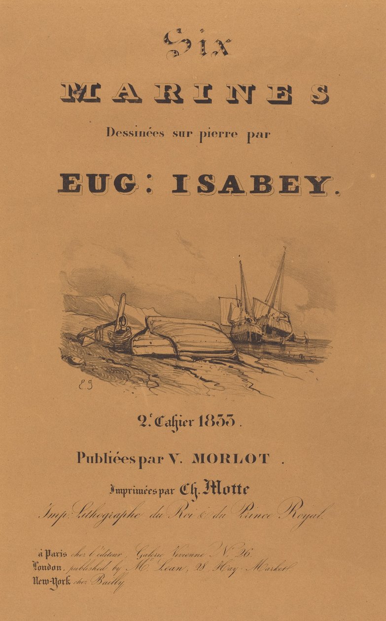 Sechs Marinesoldaten od Eugene Isabey