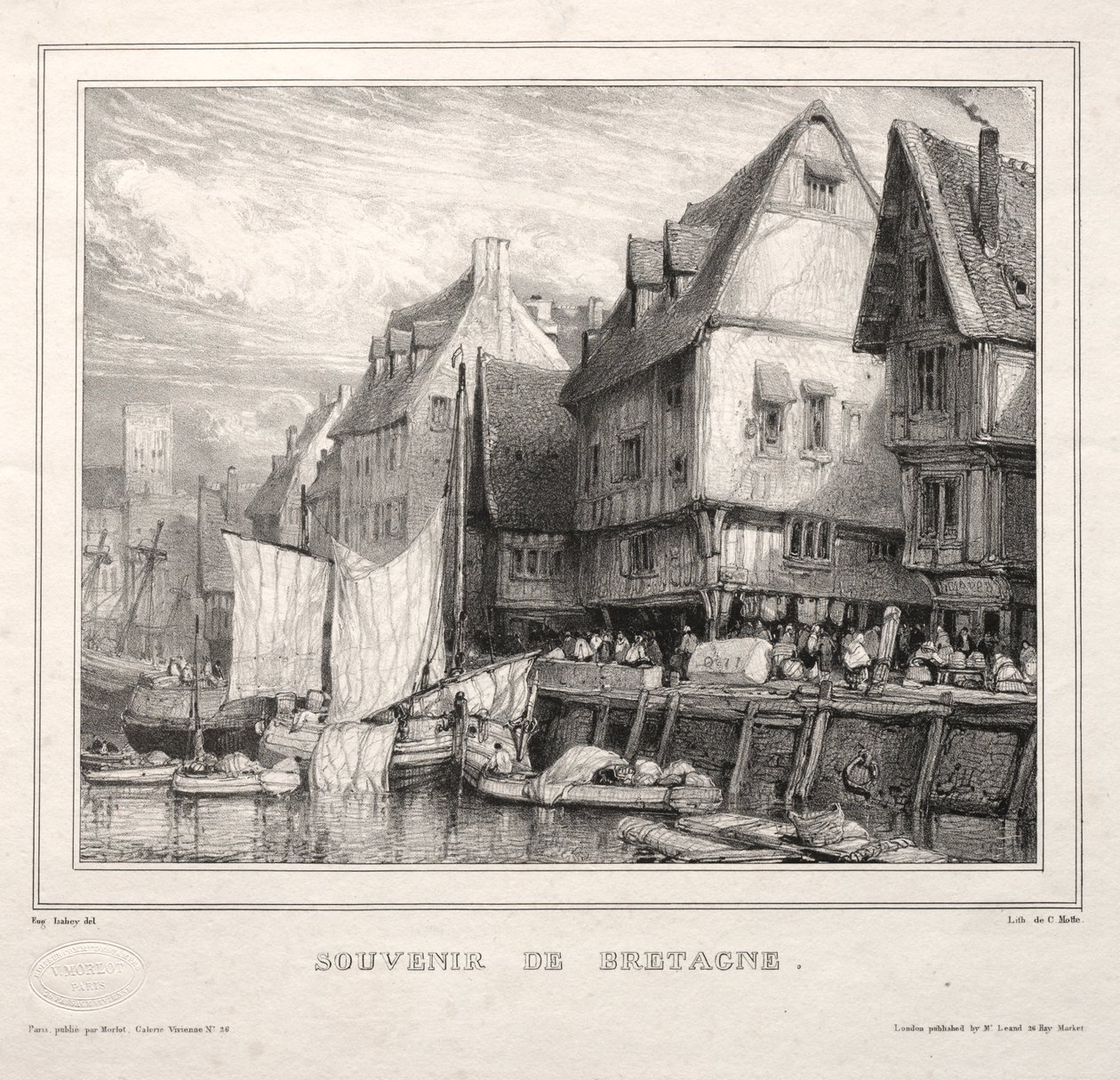 Suvenýry: Suvenýr z Bretaně od Eugene Isabey
