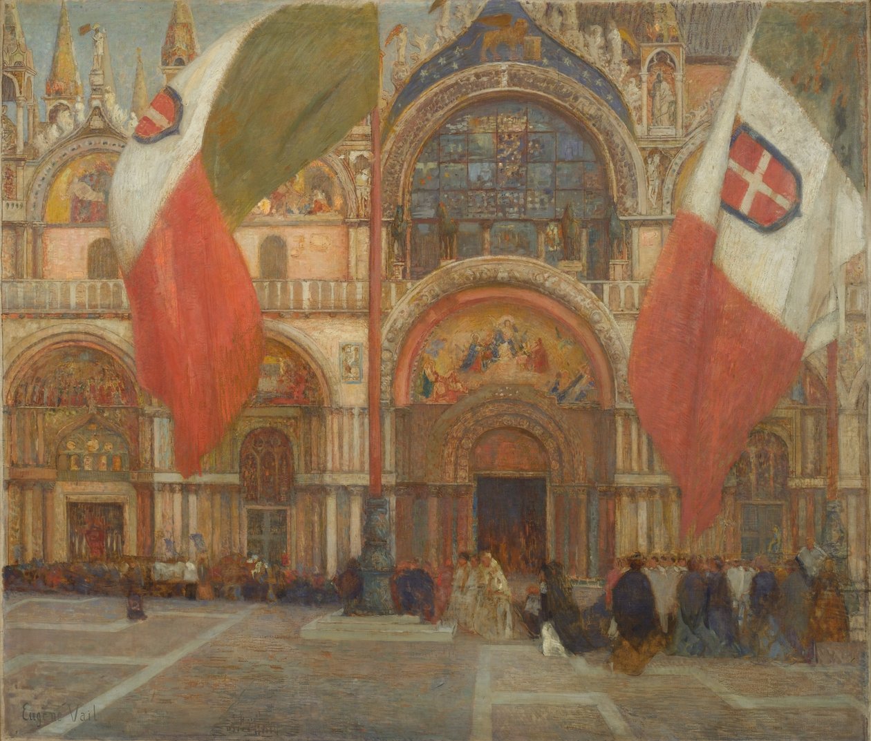 Jour de Fete a Venise, kolem roku 1904 od Eugene Lawrence Vail