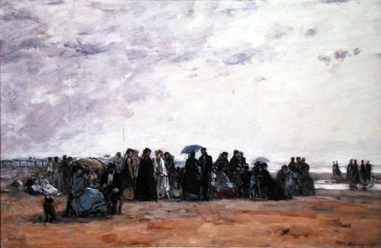 Přímořské napajedlo od Eugene Louis Boudin