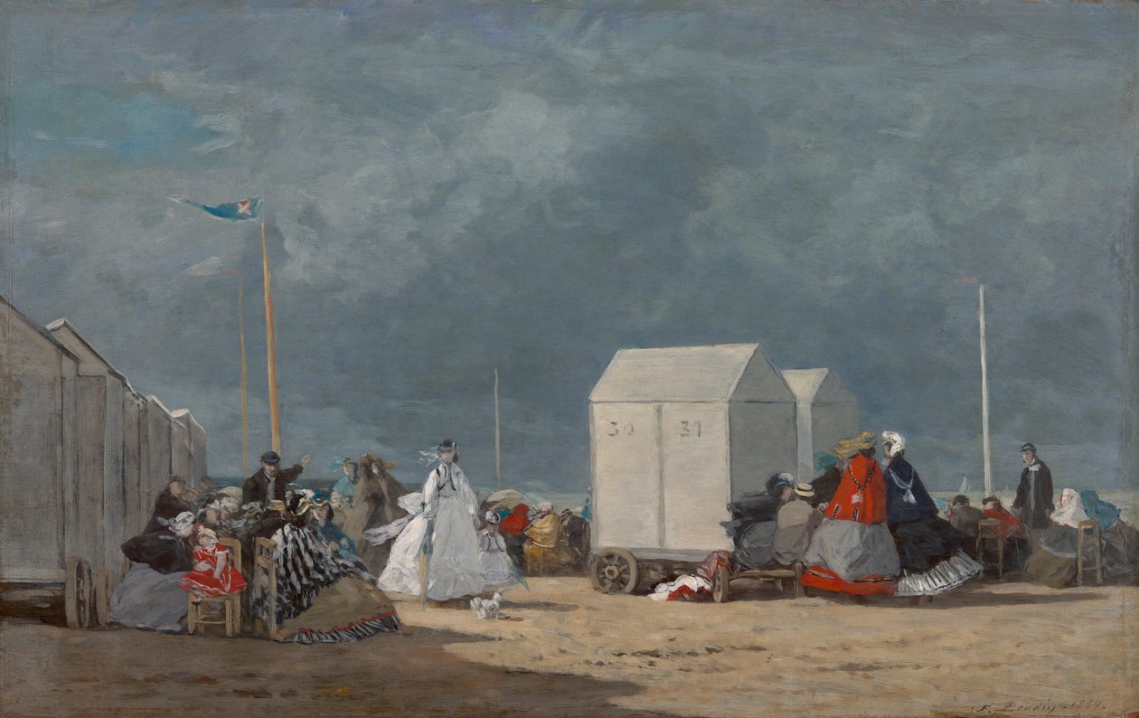 Blížící se bouře od Eugene Louis Boudin