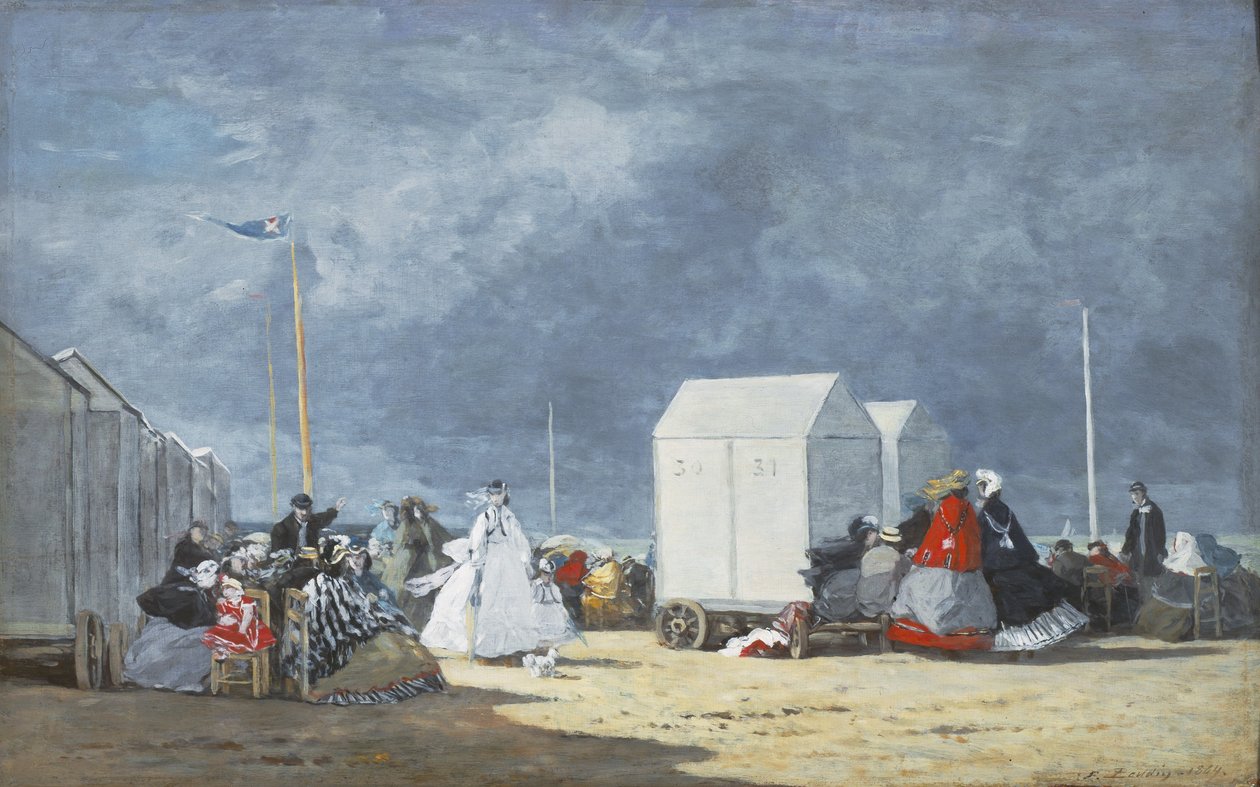 Blížící se bouře, 1864 od Eugene Louis Boudin