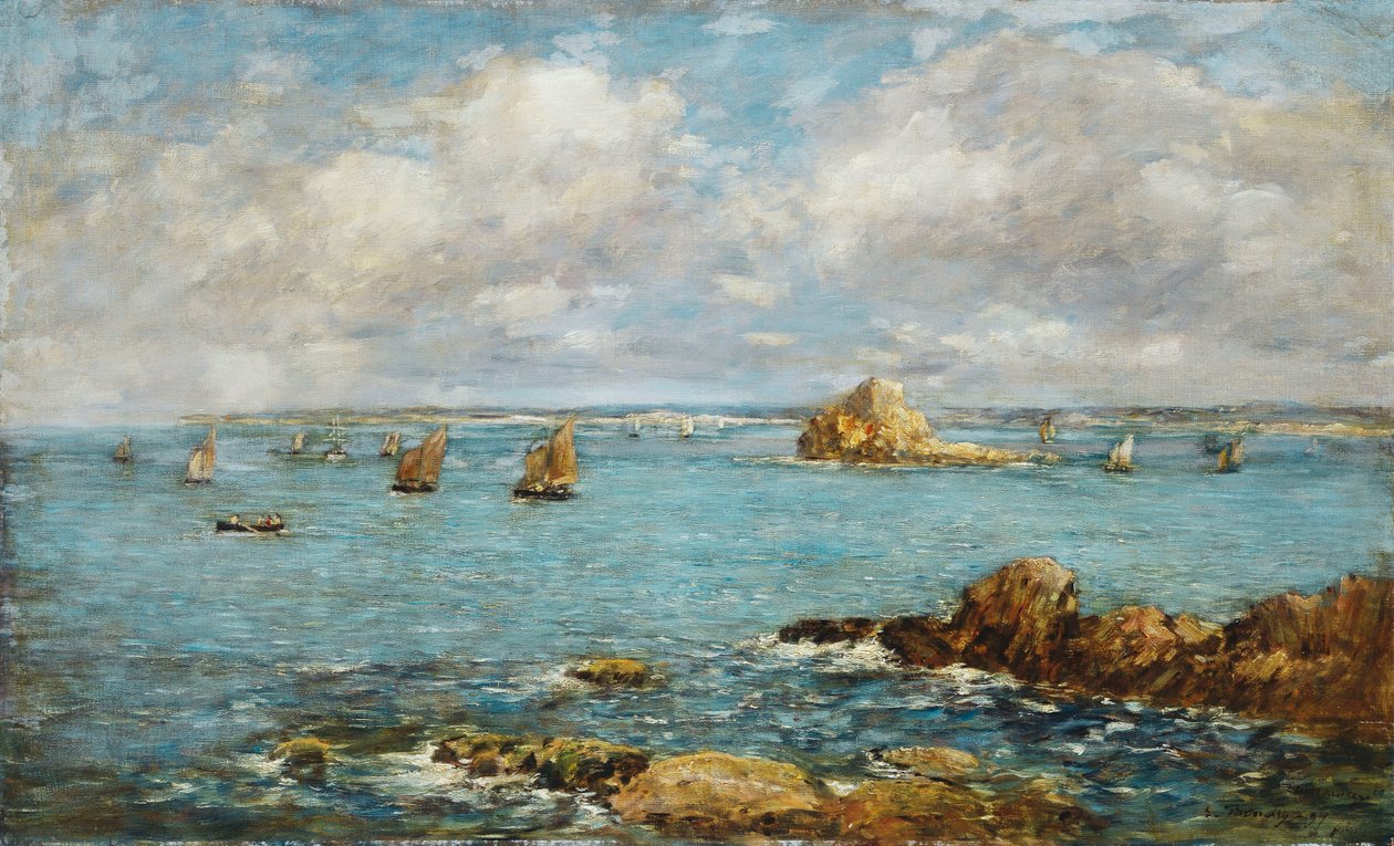 Zátoka Douarnenez; Zátoka Douarnenez, 1897 od Eugene Louis Boudin