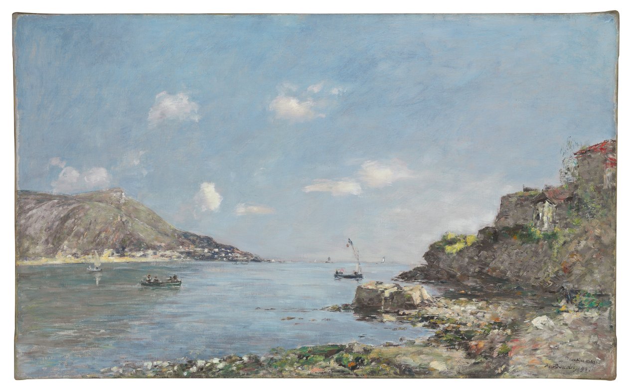 Beaulieu, Zátoka mravenců, Ranní efekt, 1892 od Eugene Louis Boudin