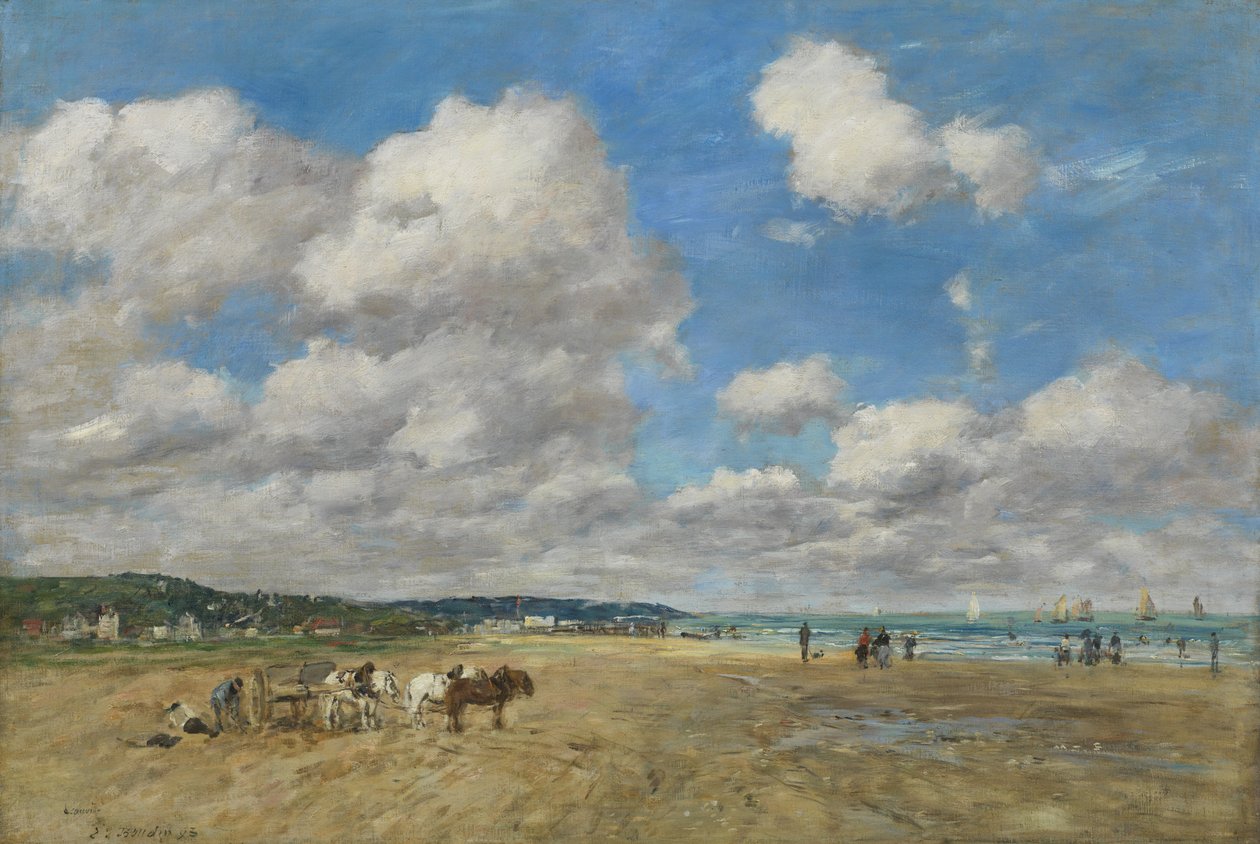Deauville, 1893 od Eugene Louis Boudin