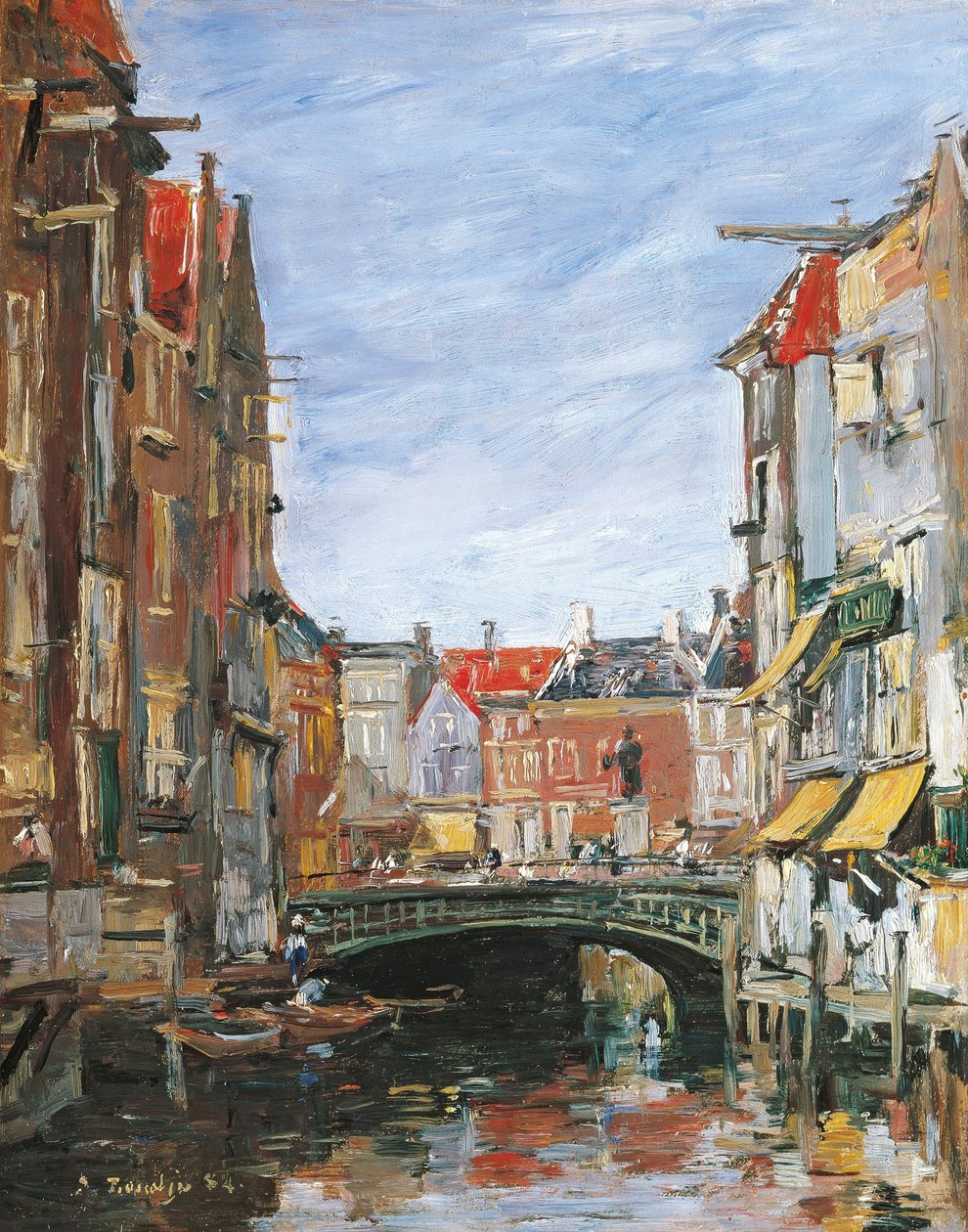 La Place Ary Scheffer, Dordrecht od Eugene Louis Boudin