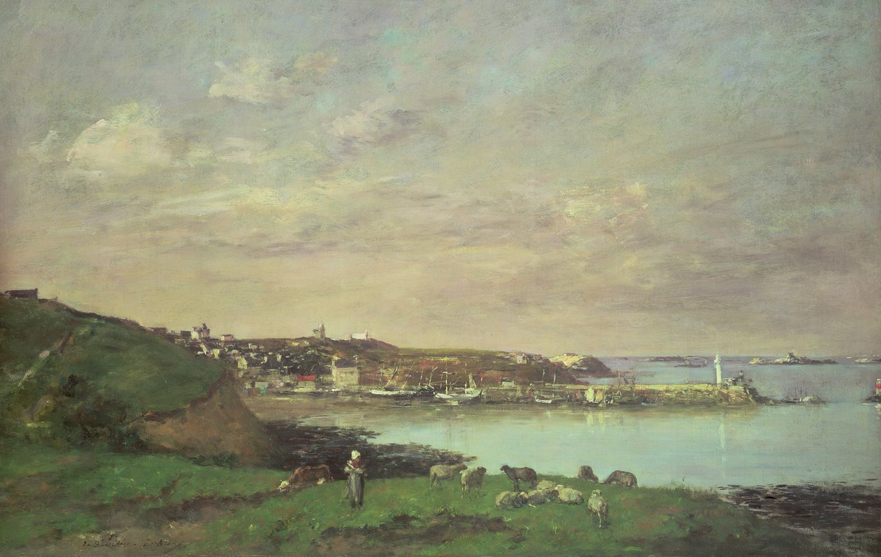Krajina od Eugene Louis Boudin