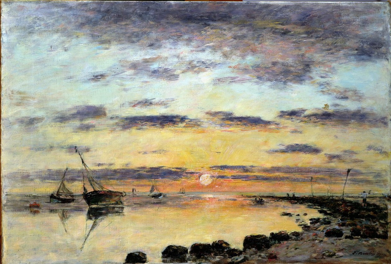 Le Havre, 1889 od Eugene Louis Boudin