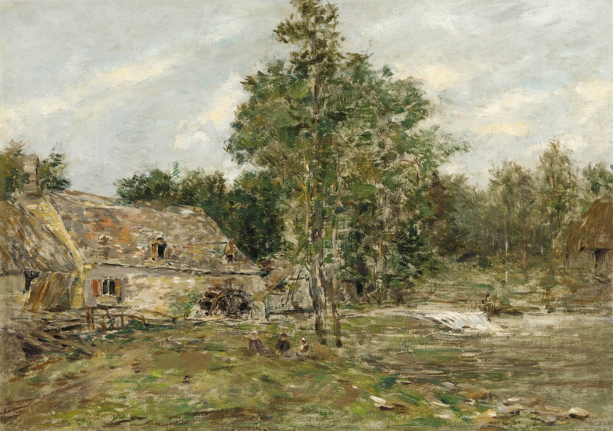 Saint-Cenery, mlýn, kolem 1890-92 od Eugene Louis Boudin