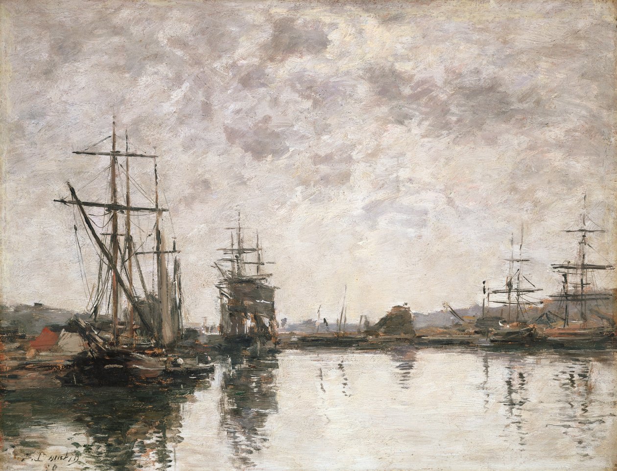 Povodí v Deauville, 1890 od Eugene Louis Boudin
