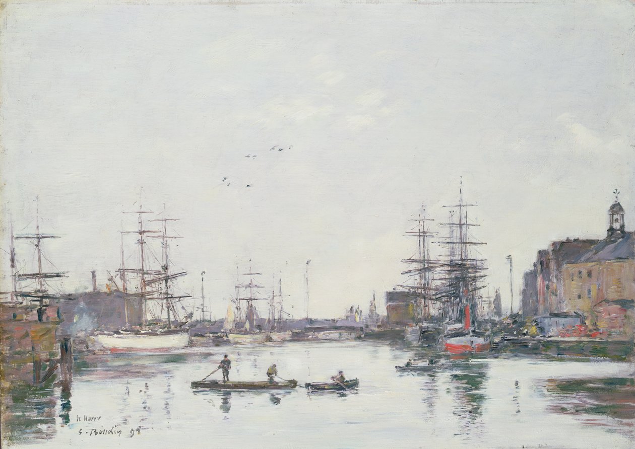 Povodí Barre, Le Havre, 1895 od Eugene Louis Boudin