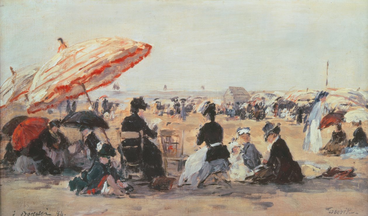 Pláž od Eugene Louis Boudin
