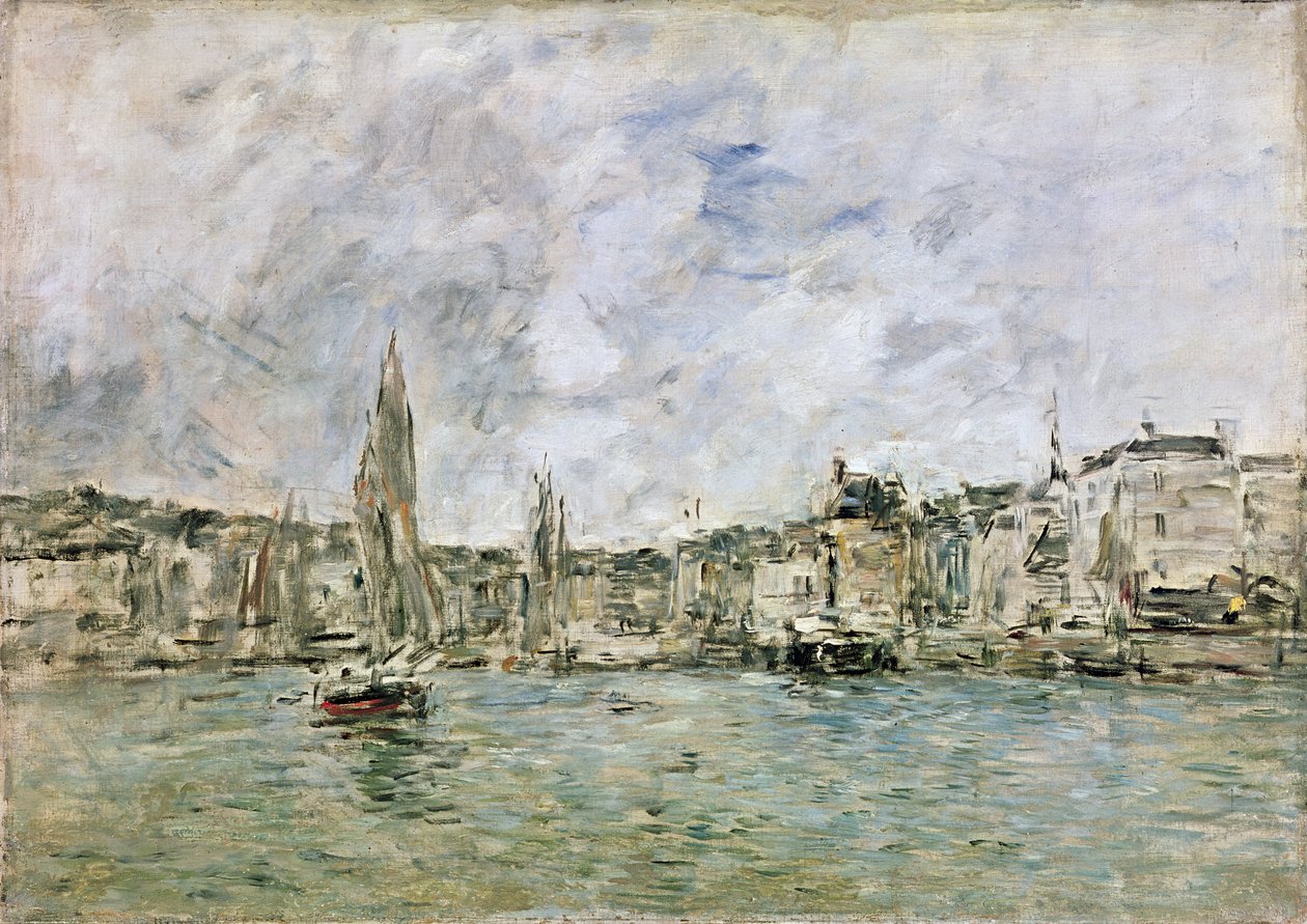 Přístav v Honfleuru, 1896 od Eugene Louis Boudin