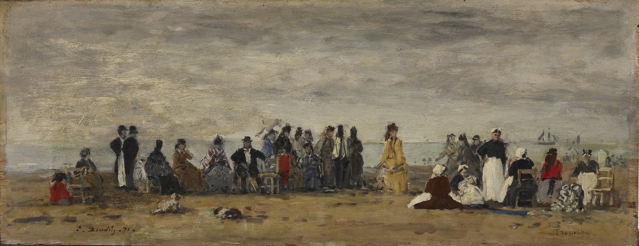Trouville od Eugene Louis Boudin