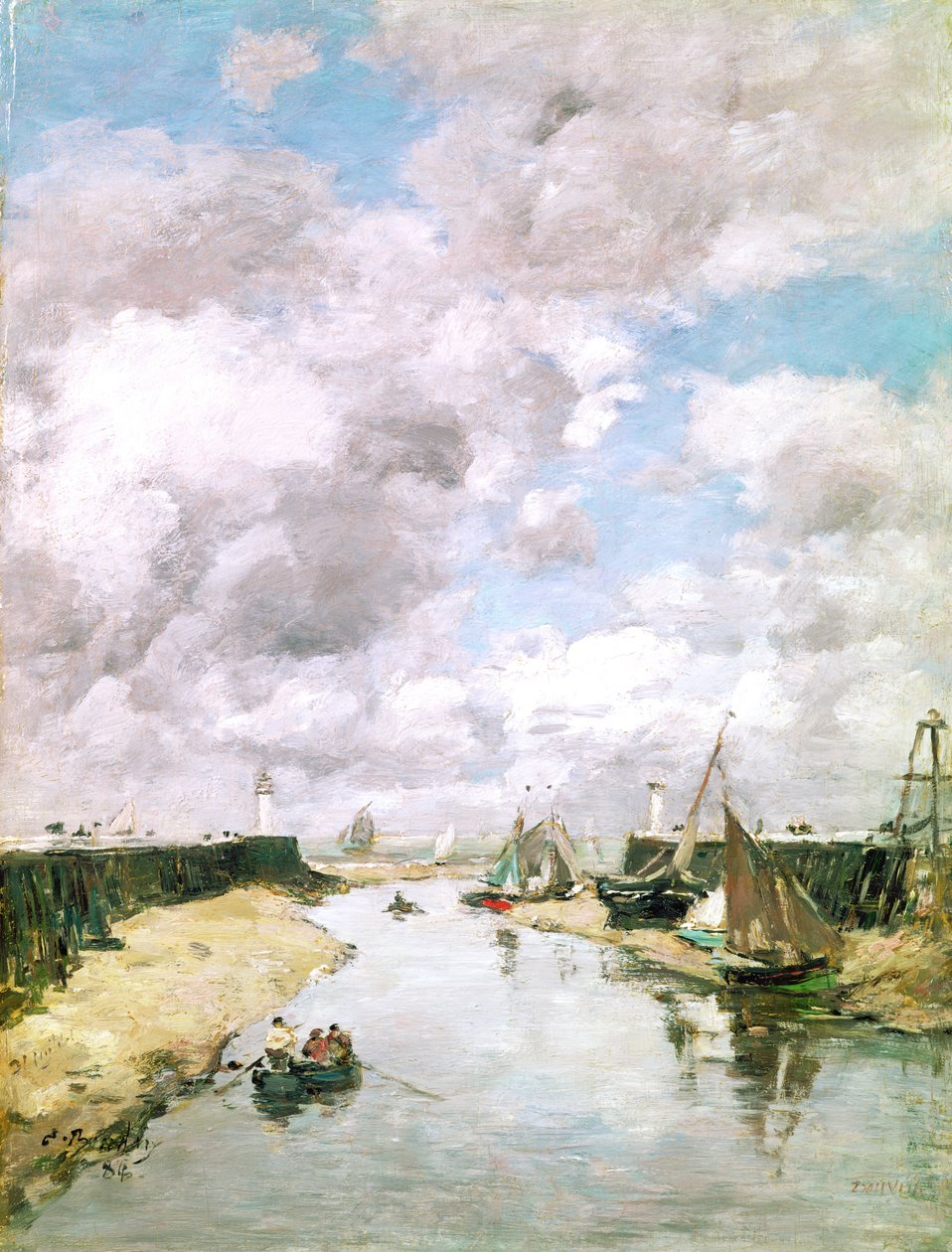 Trouville, 1884 od Eugene Louis Boudin