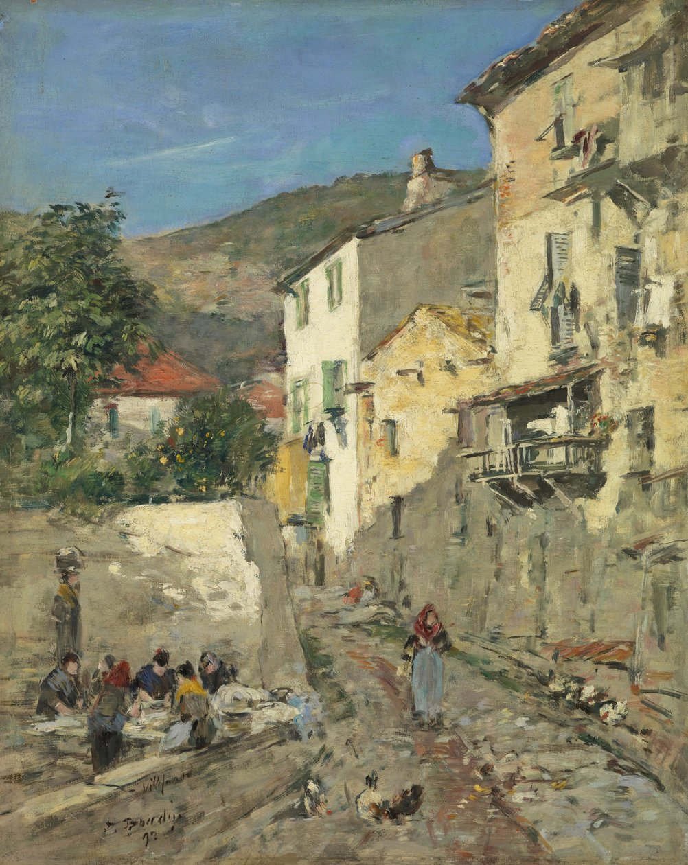 Villefranche od Eugene Louis Boudin