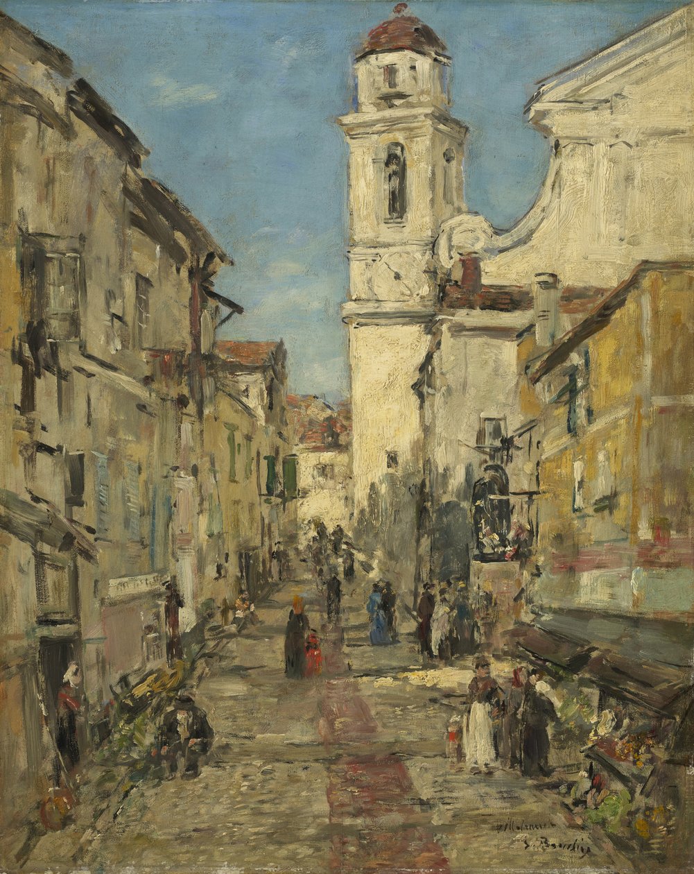 Villefranche, kolem roku 1892 od Eugene Louis Boudin