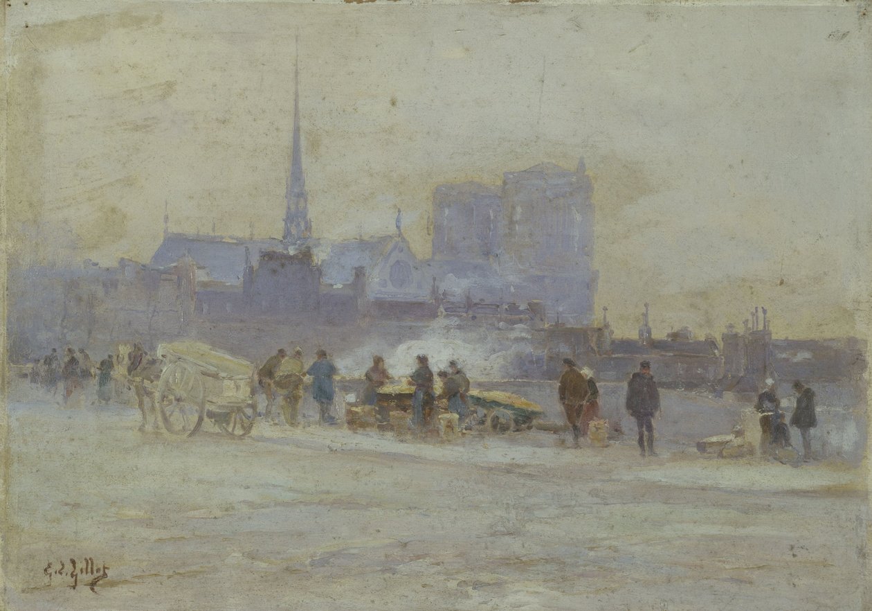 Notre-Dame, pohled z Quai de l