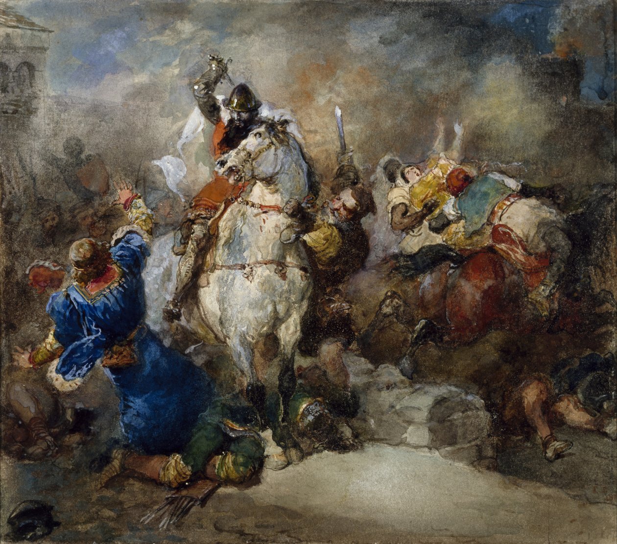 Únos Rebeccy od Eugene Louis Lami