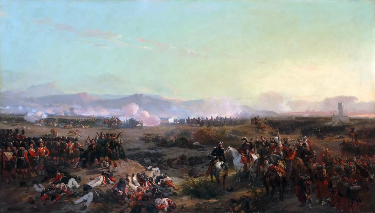 Bitva u Almy 20. září 1854 od Eugene Louis Lami