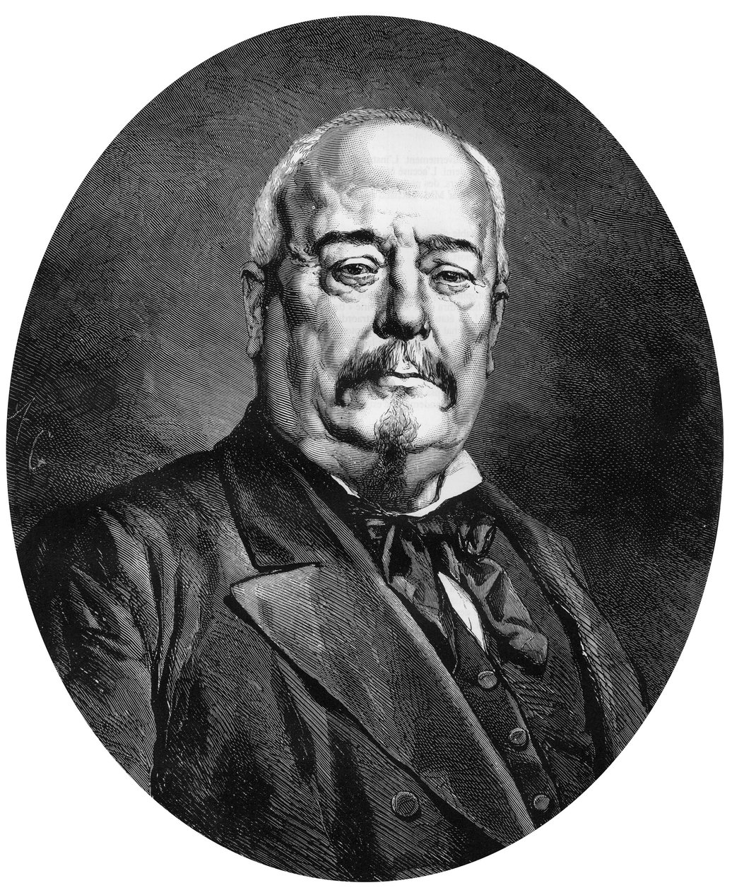 Francois-Achille Bazaine, rytina podle fotografie Maunouryho od Eugene Manoury