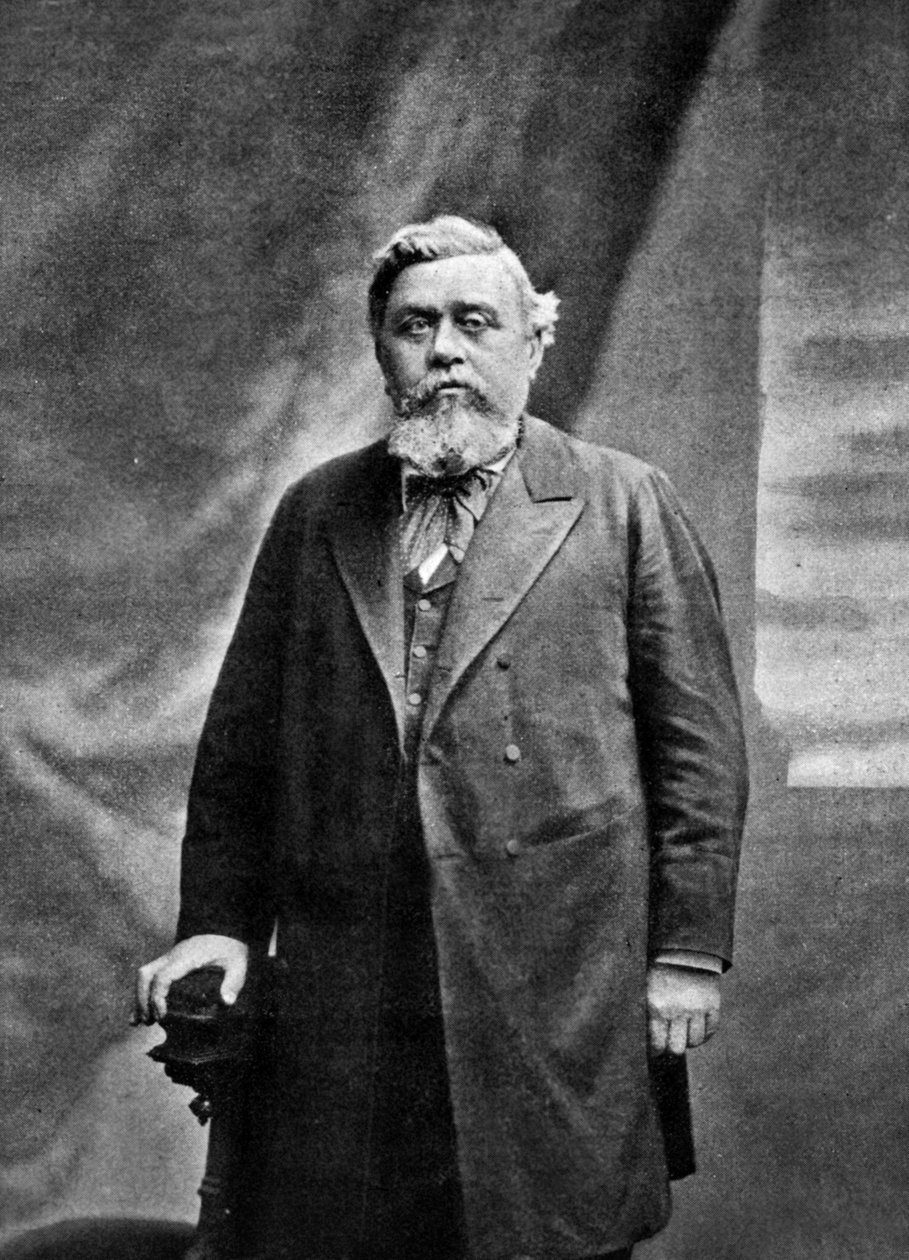 Armand Fallieres (1841-1932) preisdent francouzského senátu v letech 1899-1906 a poté prezident Francouzské republiky v letech 1906-1913. od Eugene Pirou