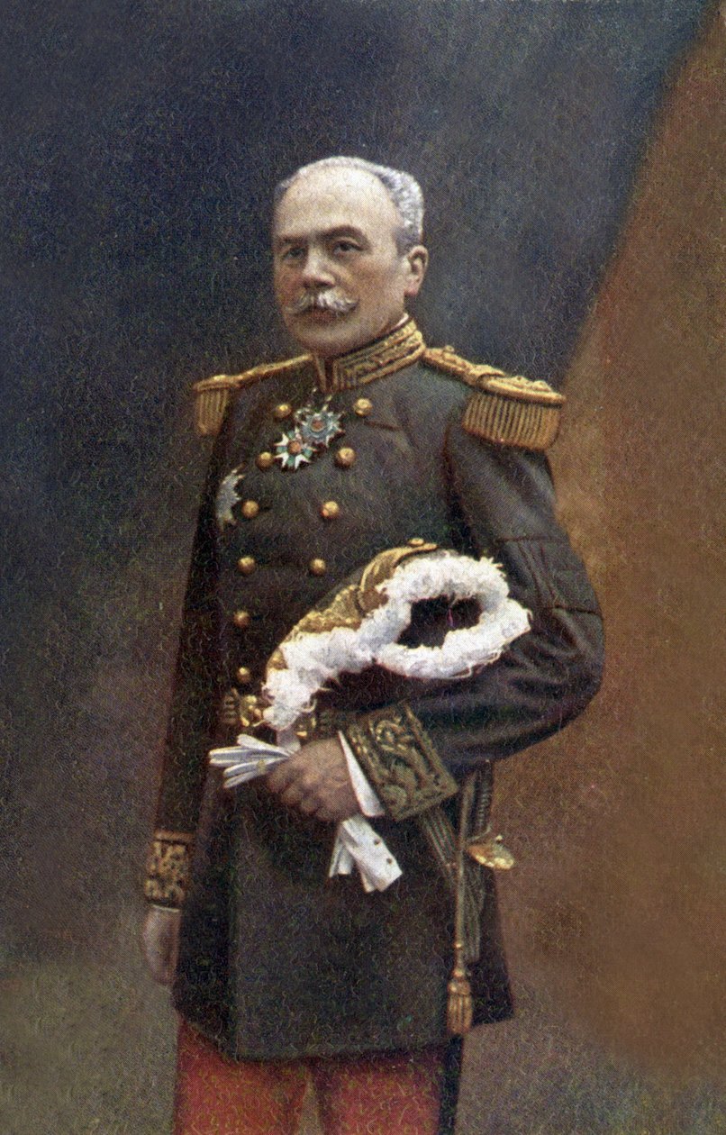 Fernand de Langle de Cary (1849-1927), francouzský důstojník za 1. světové války (Verdun), foto: Eugene Pirou od Eugene Pirou