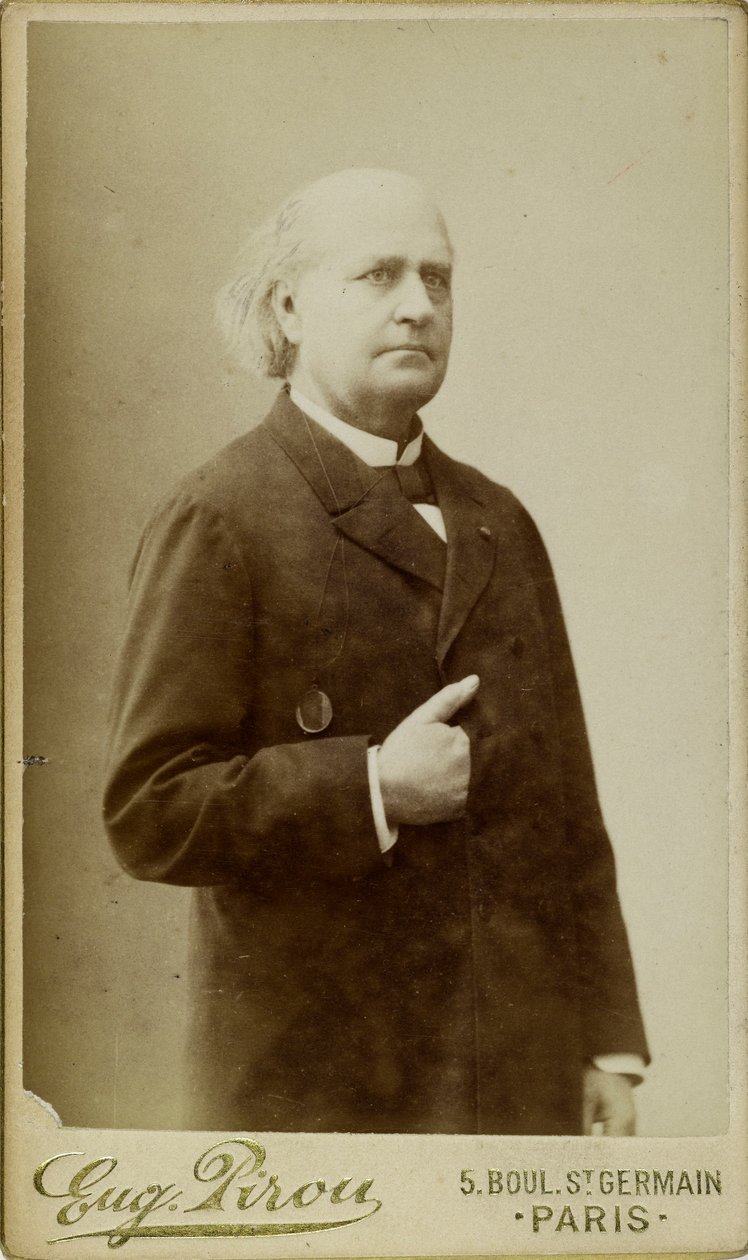 Portrét Leconte de Lisle 1818-1894, c. 1870. od Eugene Pirou