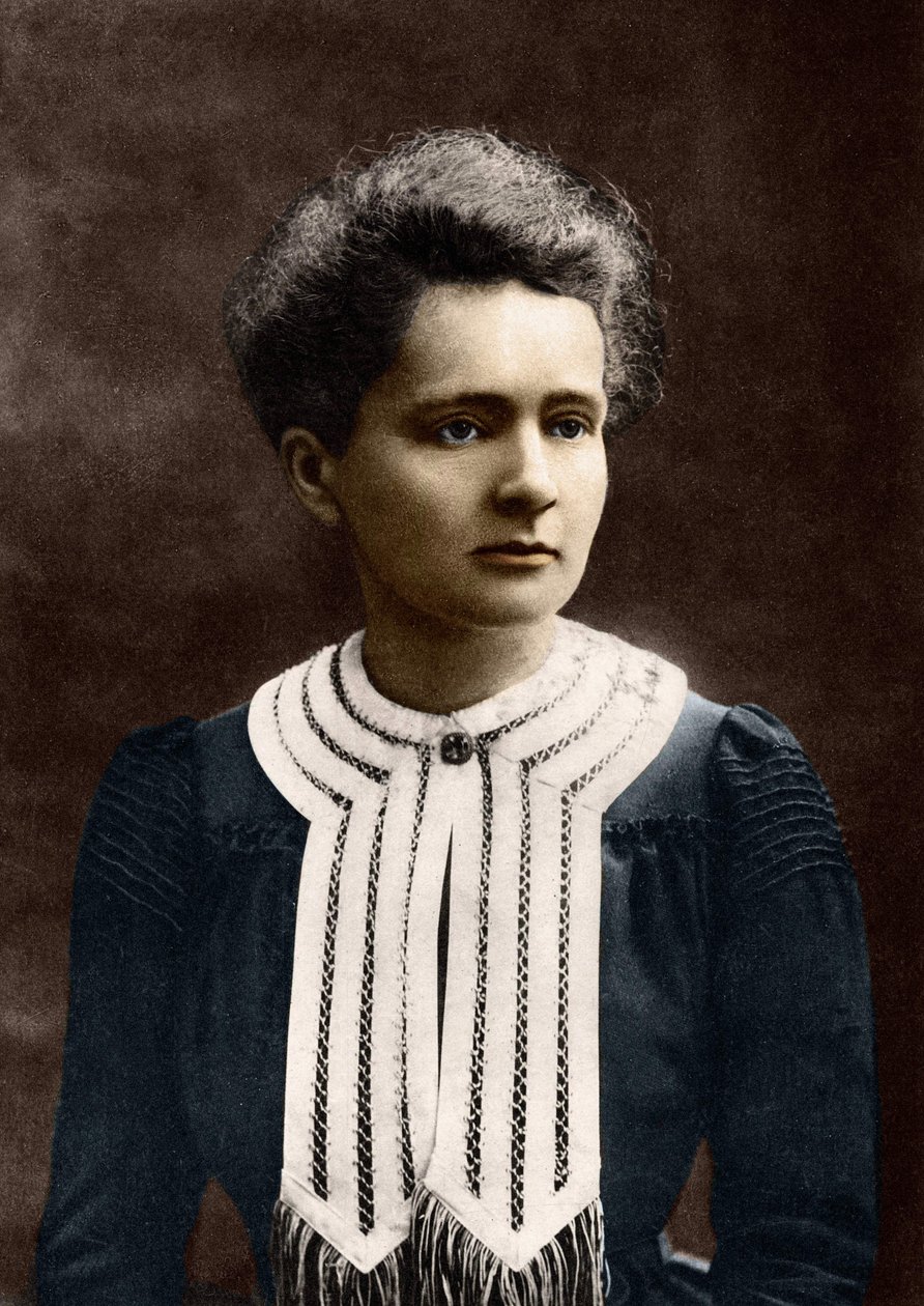 Portrét Marie Curie 1867-1934 od Eugene Pirou