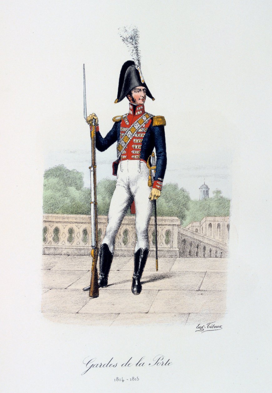Stráže brány, 1814-15 od Eugene Titeux