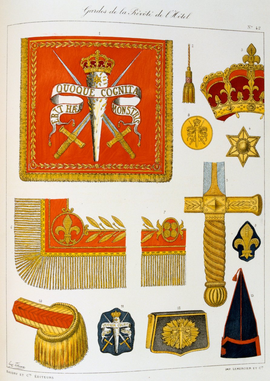 Hotel Provost Guards, Insignia od Eugene Titeux