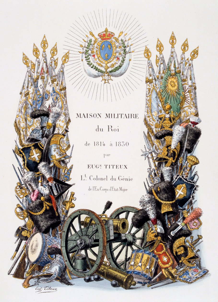 Hlavní titulní strana, 1814-1830 od Eugene Titeux