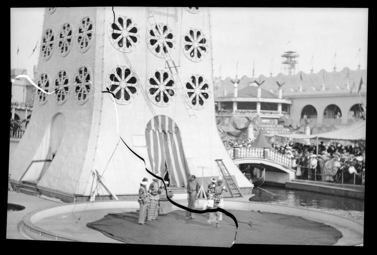 Luna Park, 1903 (dusičnan negativní) od Eugene Wemlinger