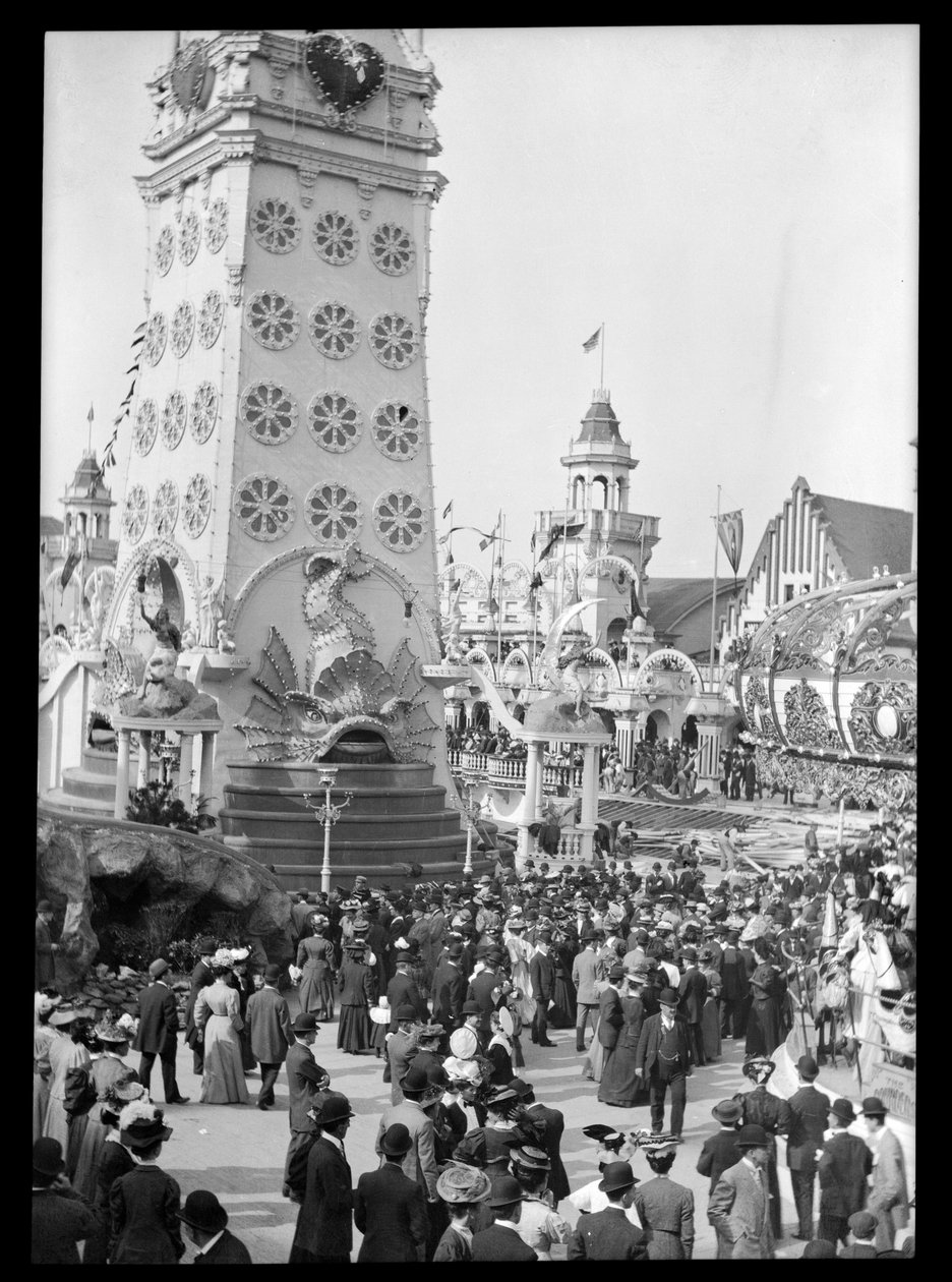 Luna Park, 1909 (dusičnan negativní) od Eugene Wemlinger