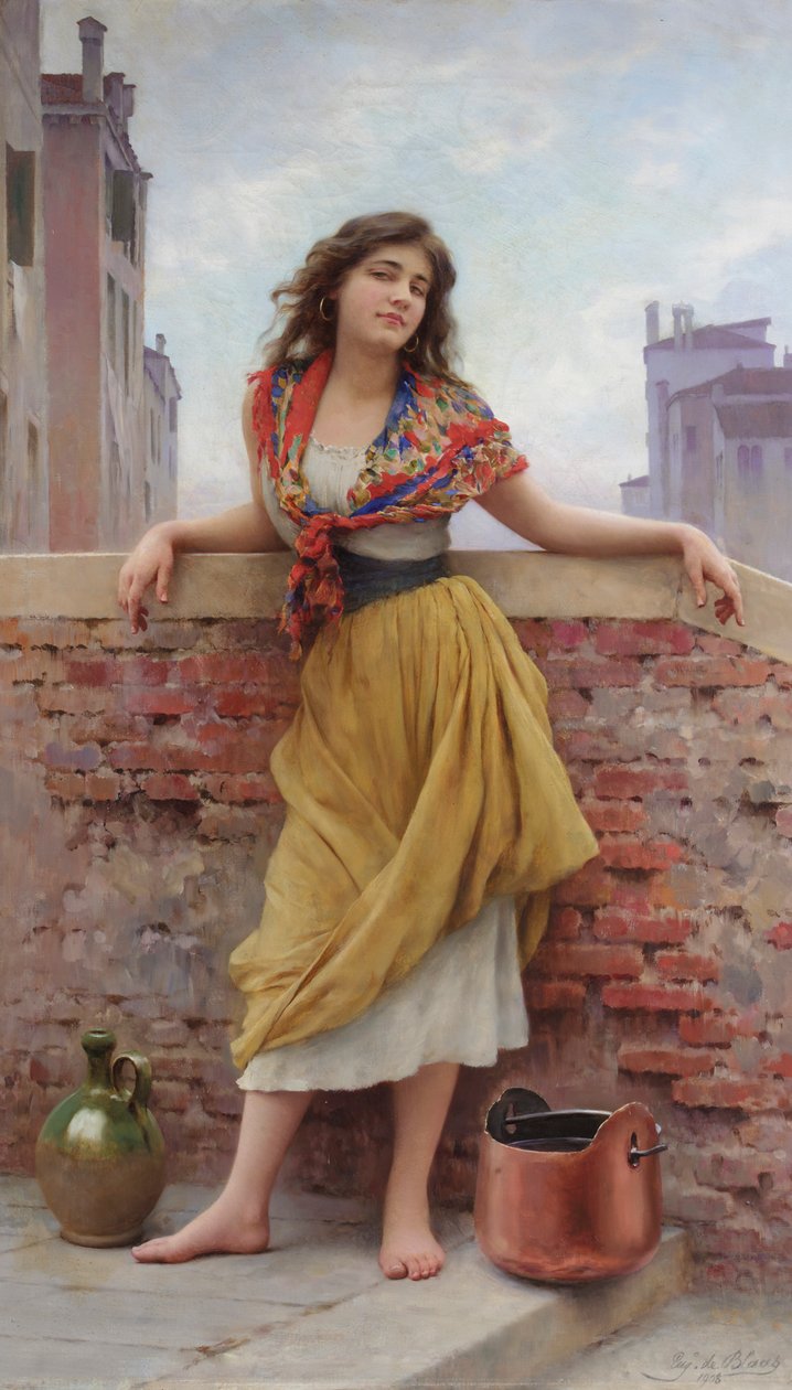 Nosič vody od Eugene de Blaas