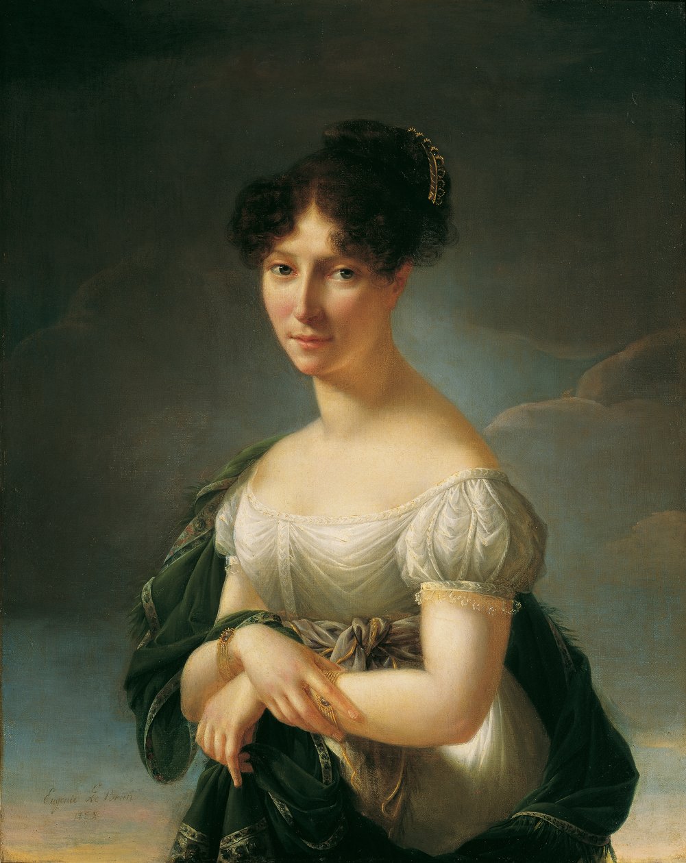 portrét dámy od Eugenie le Brun