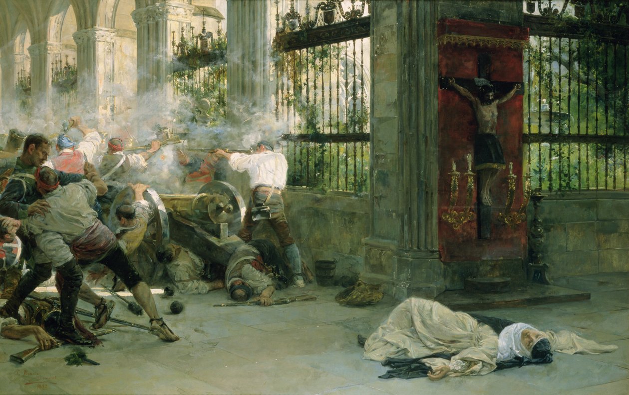 Epizoda z války za nezávislost, 1892 od Eugenio Alvarez Dumont