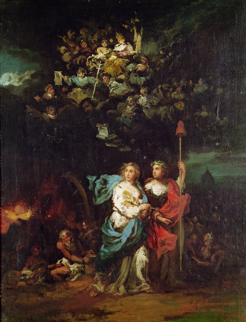Církev vedená svobodou, 1861 od Eugenio Lucas Velázquez