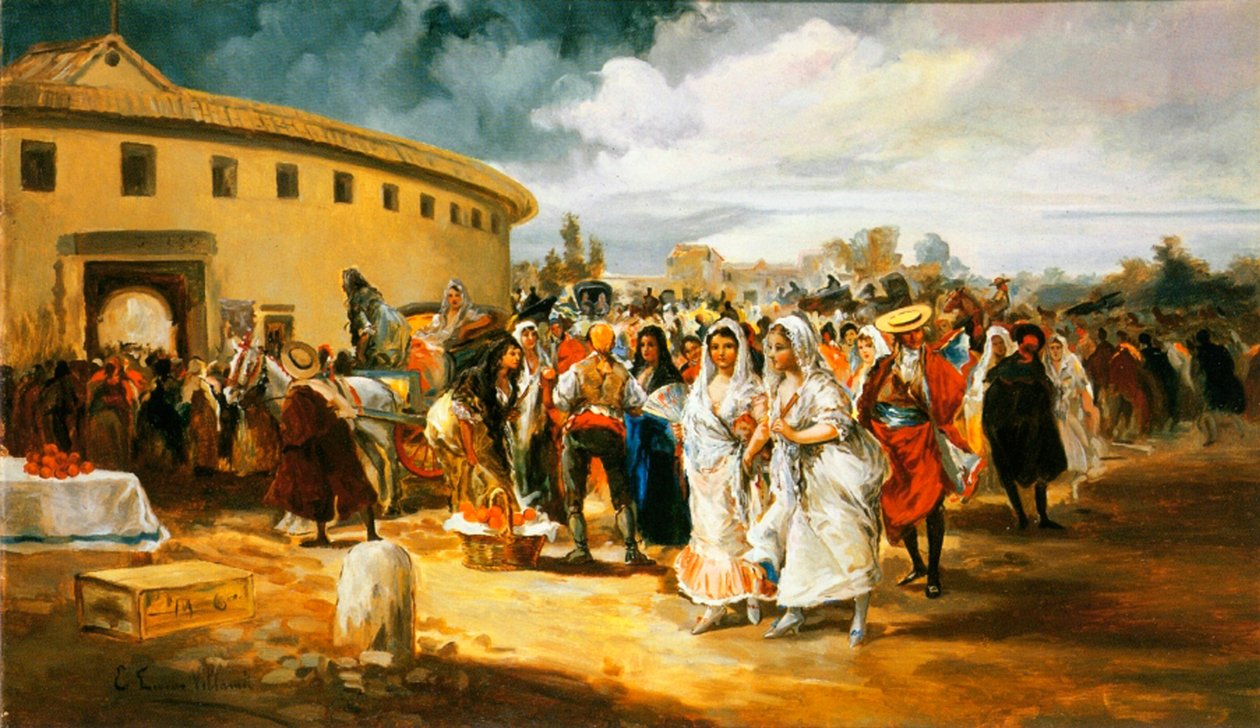 Jít do Býčí arény od Eugenio Lucas Villamil