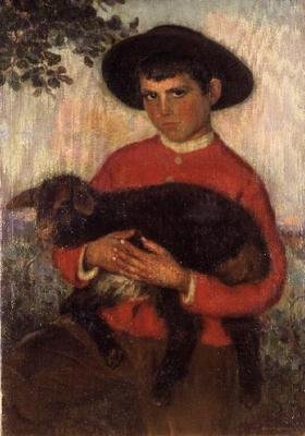 Pastýř koz od Eugenio Hermosa Martinez