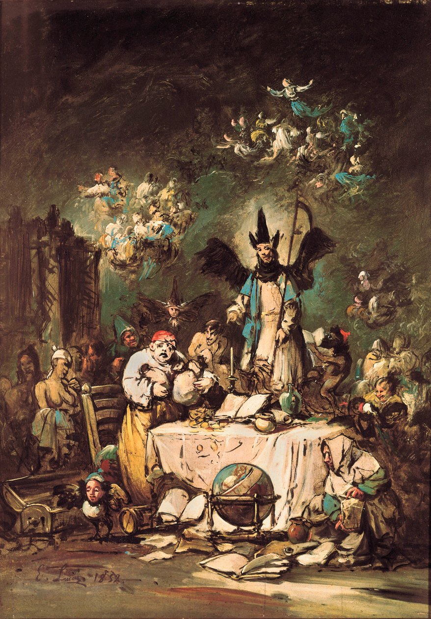 Alegorický rozmar od Eugenio Luca y Velasquez