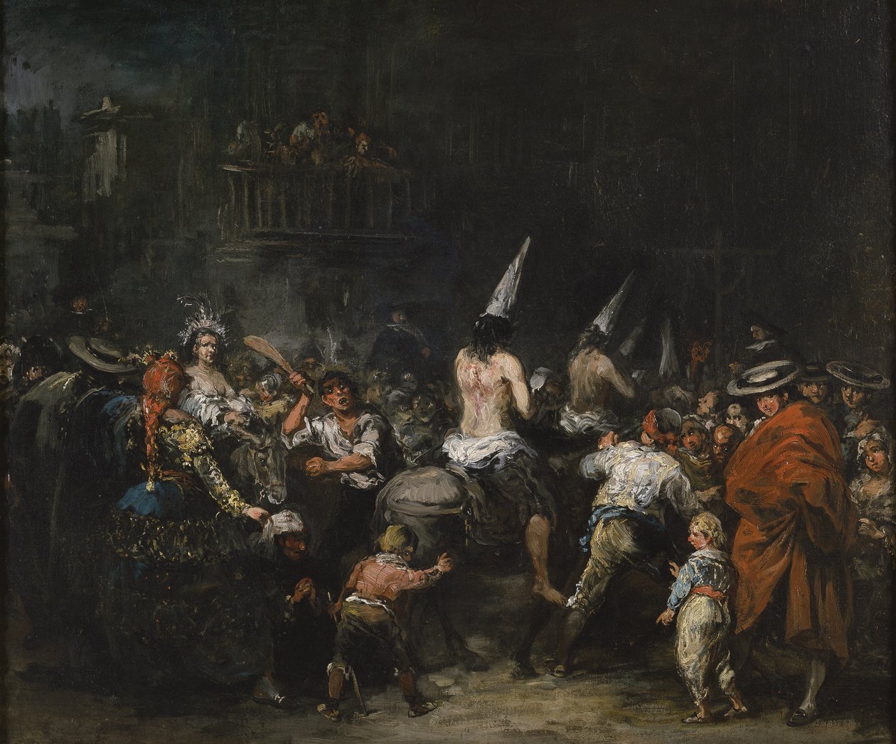 Odsouzen inkvizicí, druhá polovina 19. století. od Eugenio Lucas Velázquez