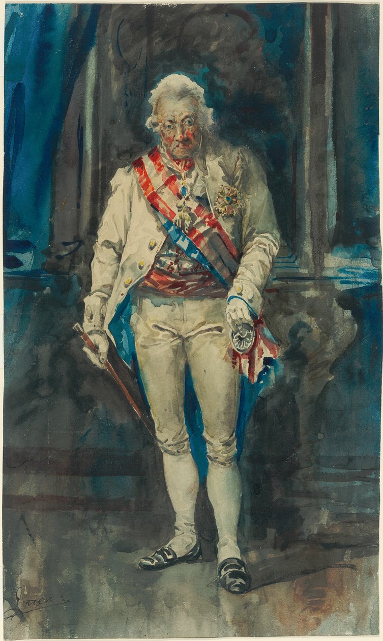 Španělský král Karel IV. od Eugenio Lucas y Padilla
